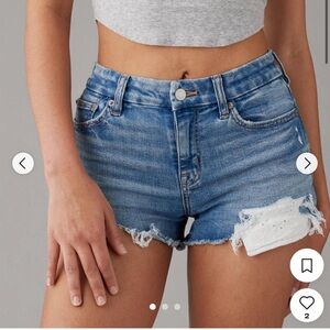 NWT American Eagle “Curvy High Rise Shortie” Shorts Size 14